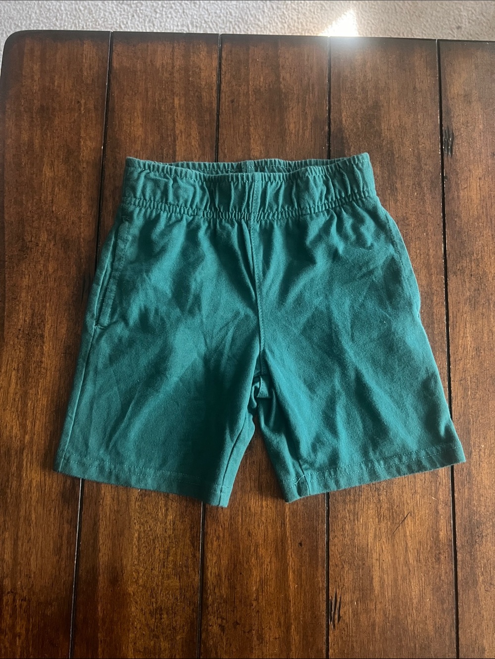 🎉🎉 5 for $20🎉🎉Dark green Elastic Waist Kids Shorts
